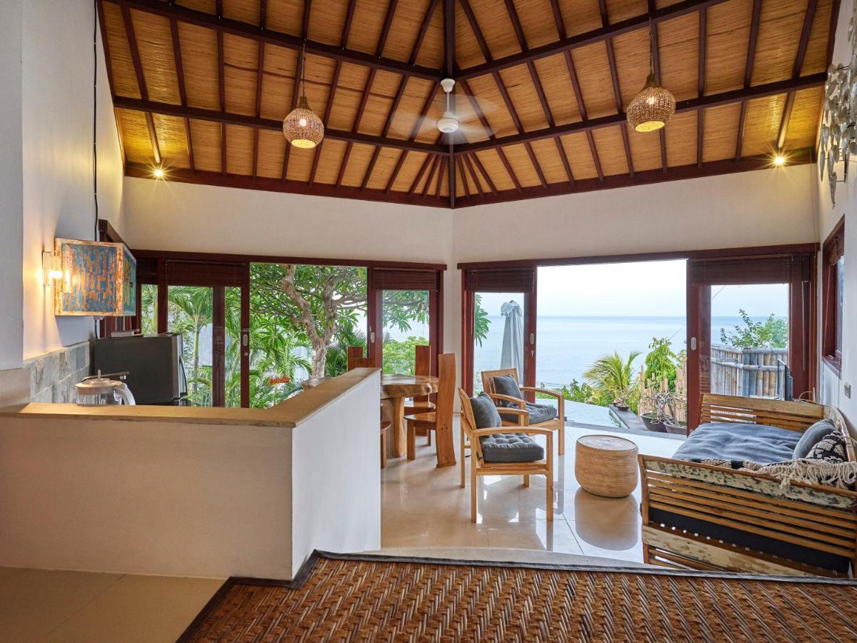 Villa Mimpi Manis Infinity Pool&180°Ocean View 아메드 외부 사진